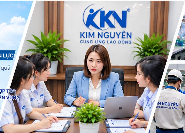Hình minh họa cuộc họp lãnh đạo và nhân viên Kim Nguyên